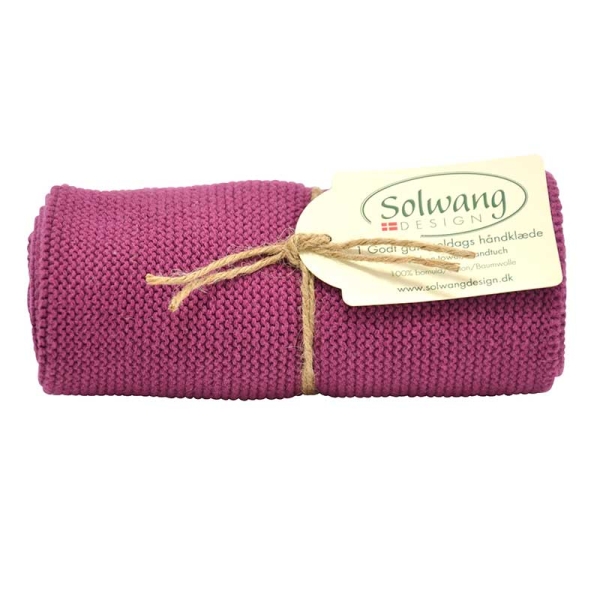 Solwang Towel Plum