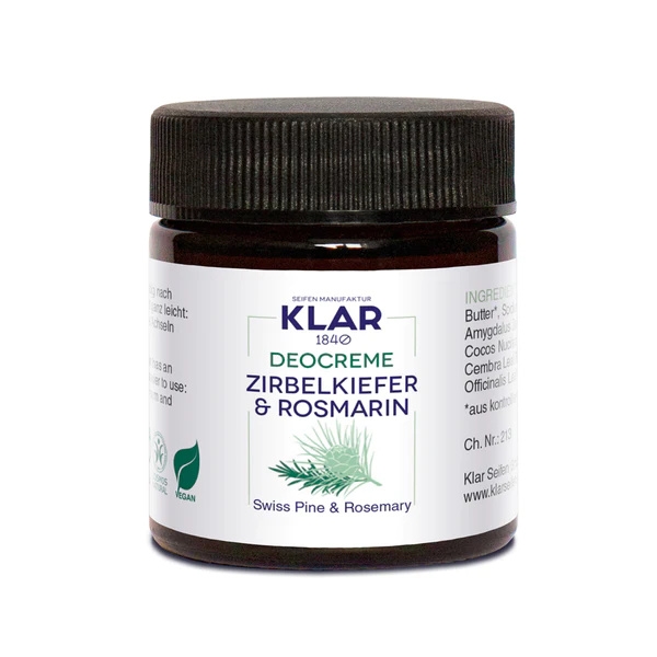 Klar's Deo Cream Stone Pine & Rosemary